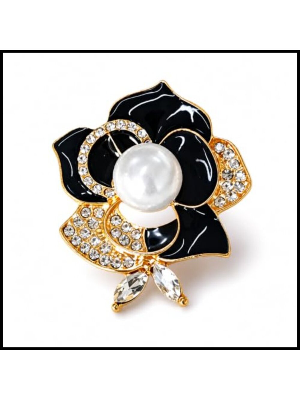 Vintage Flower Brooch Pin Floral Lapel Pin Party Banquet Gift